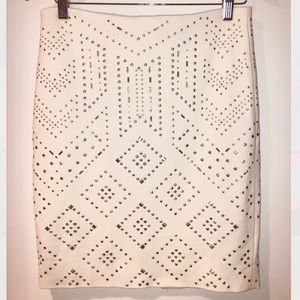 White House black Market Studded Skirt